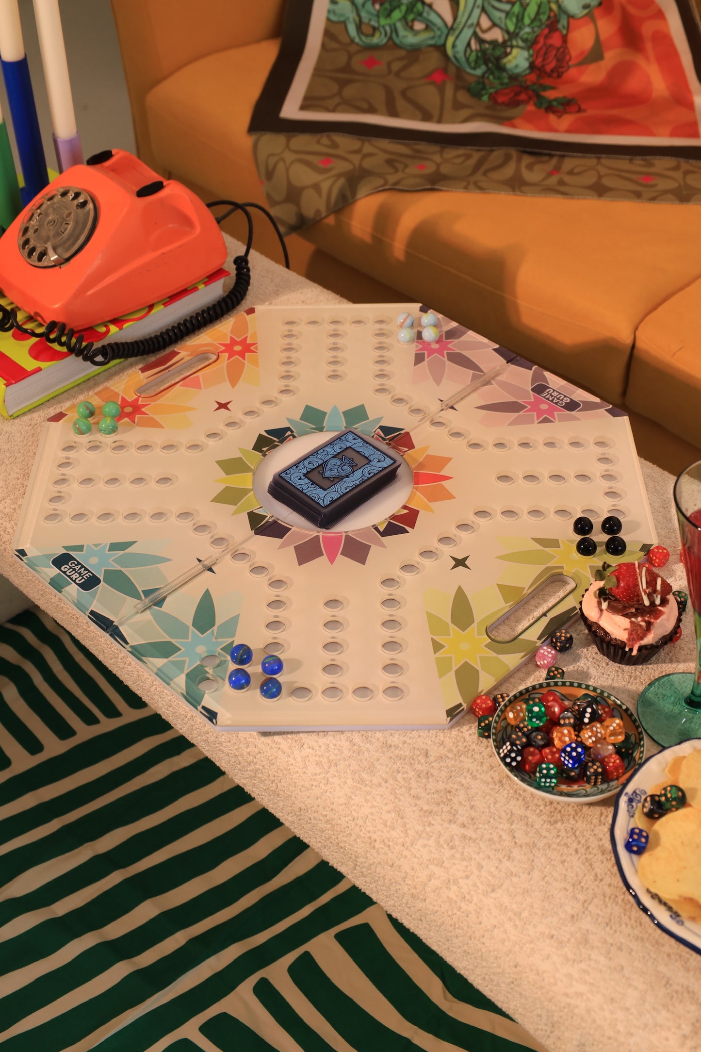 Colors of Nature Acrylic Jackaroo (Board+Marble Set)