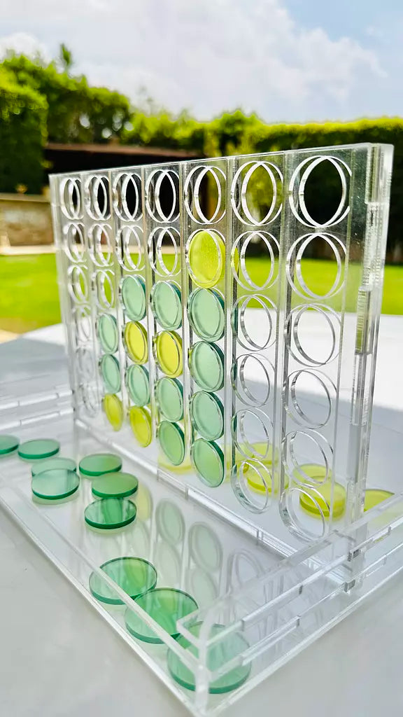 Green x Yellow Acrylic Connect Four