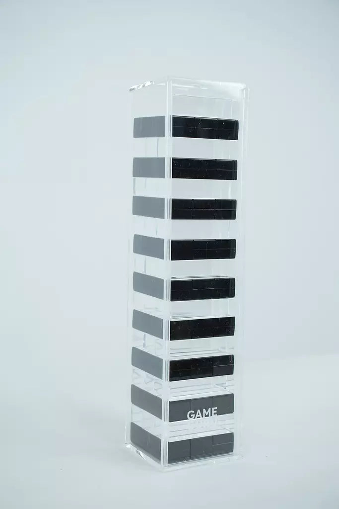 Black x Clear Jenga
