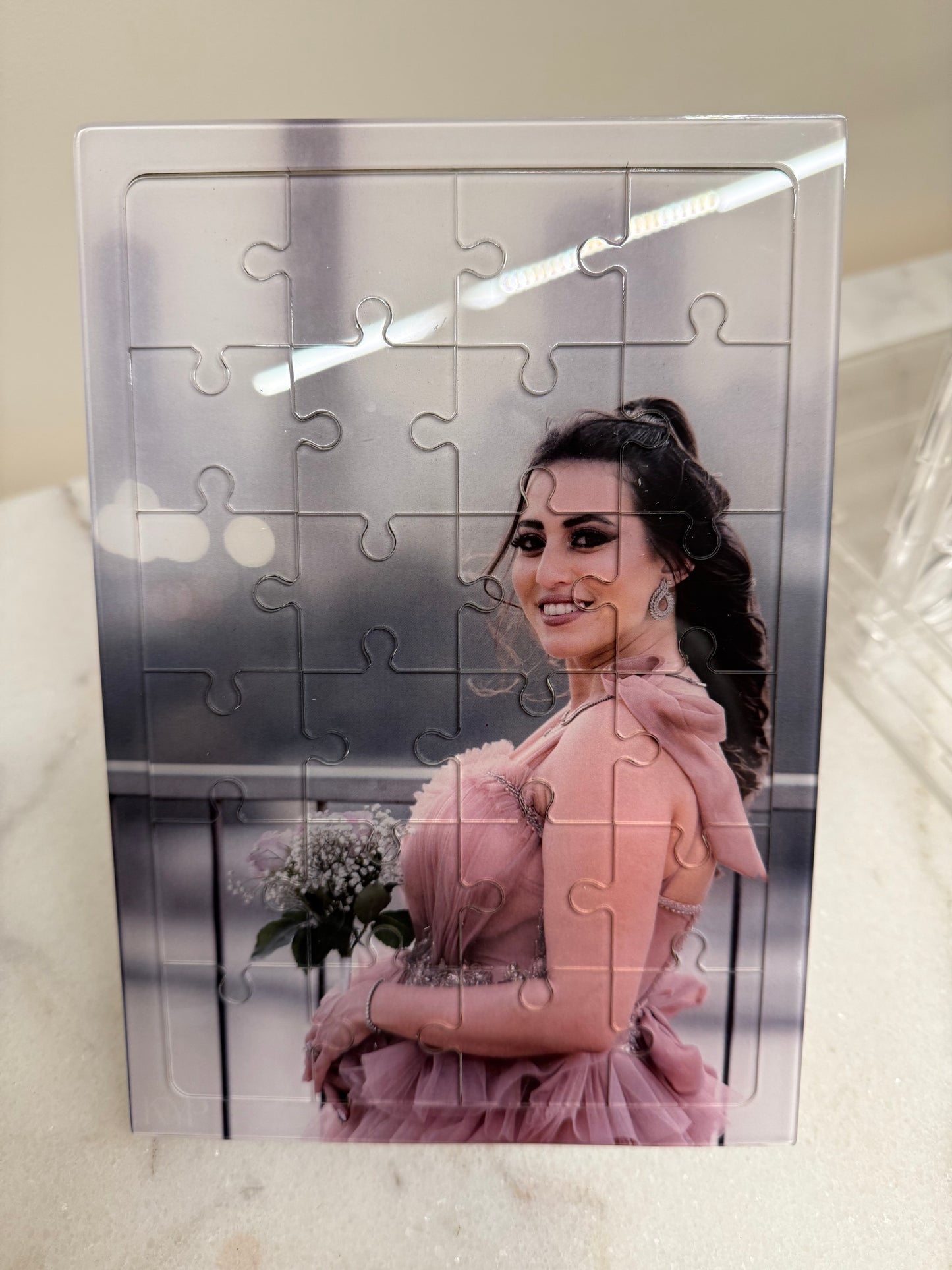 Make Your Own Acrylic Puzzle Photo Frame