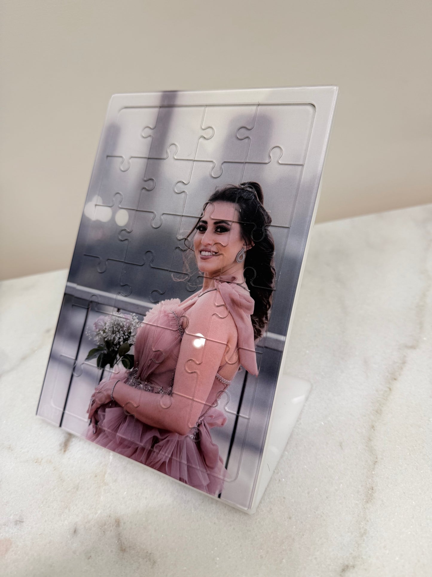 Make Your Own Acrylic Puzzle Photo Frame
