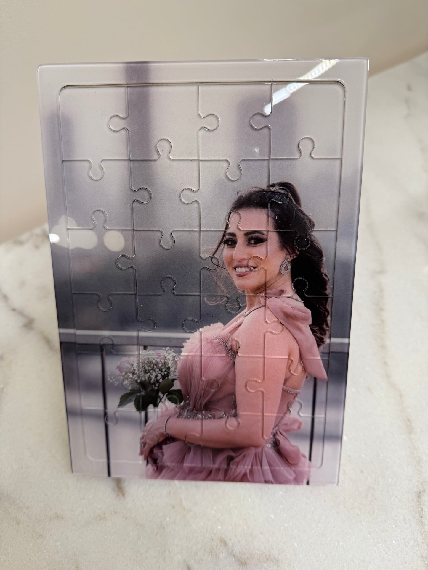 Make Your Own Acrylic Puzzle Photo Frame