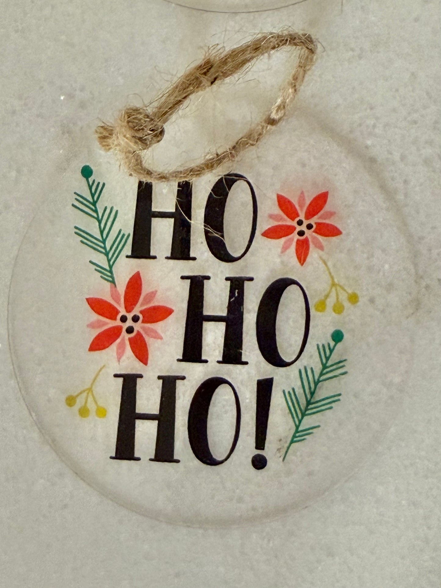 'Magic Time' Acrylic Christmas Ornaments - 4pcs