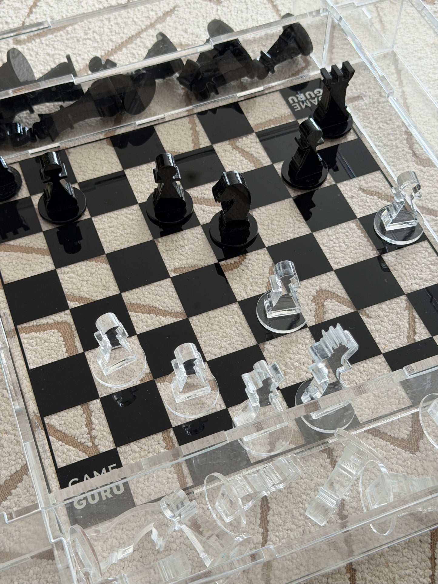 Acrylic Chess Tray