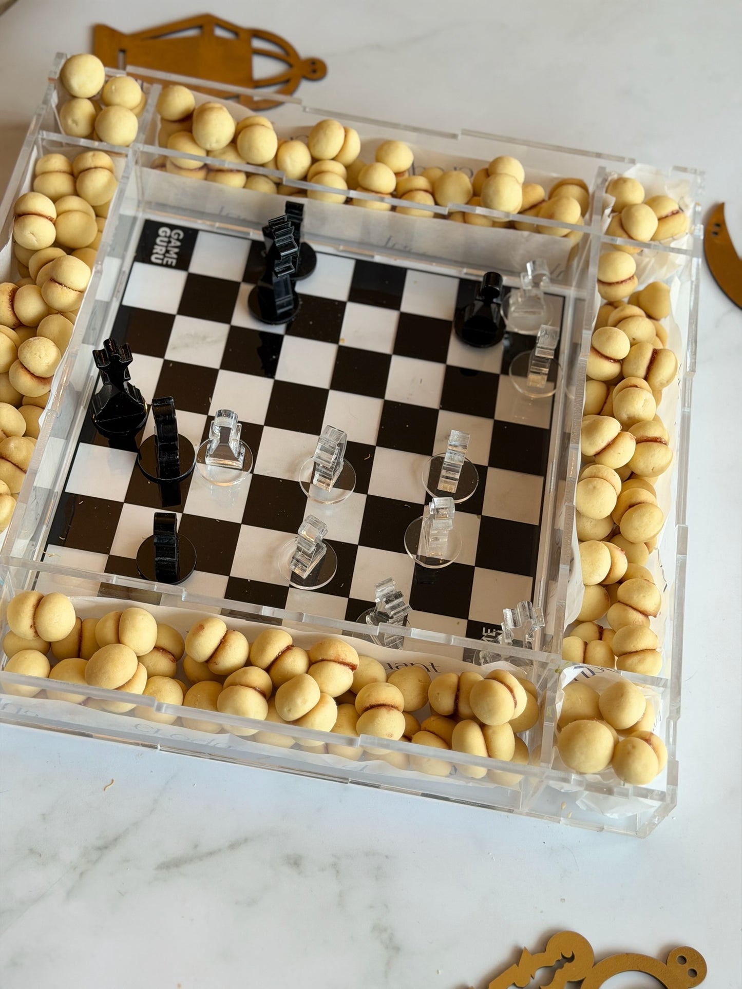 Acrylic Chess Tray - Croquant Lancashire