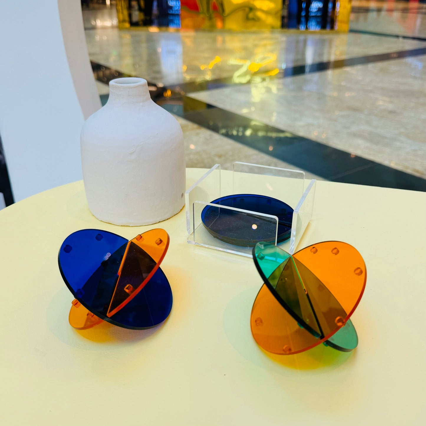 Buckle Up Acrylic Coaster Set