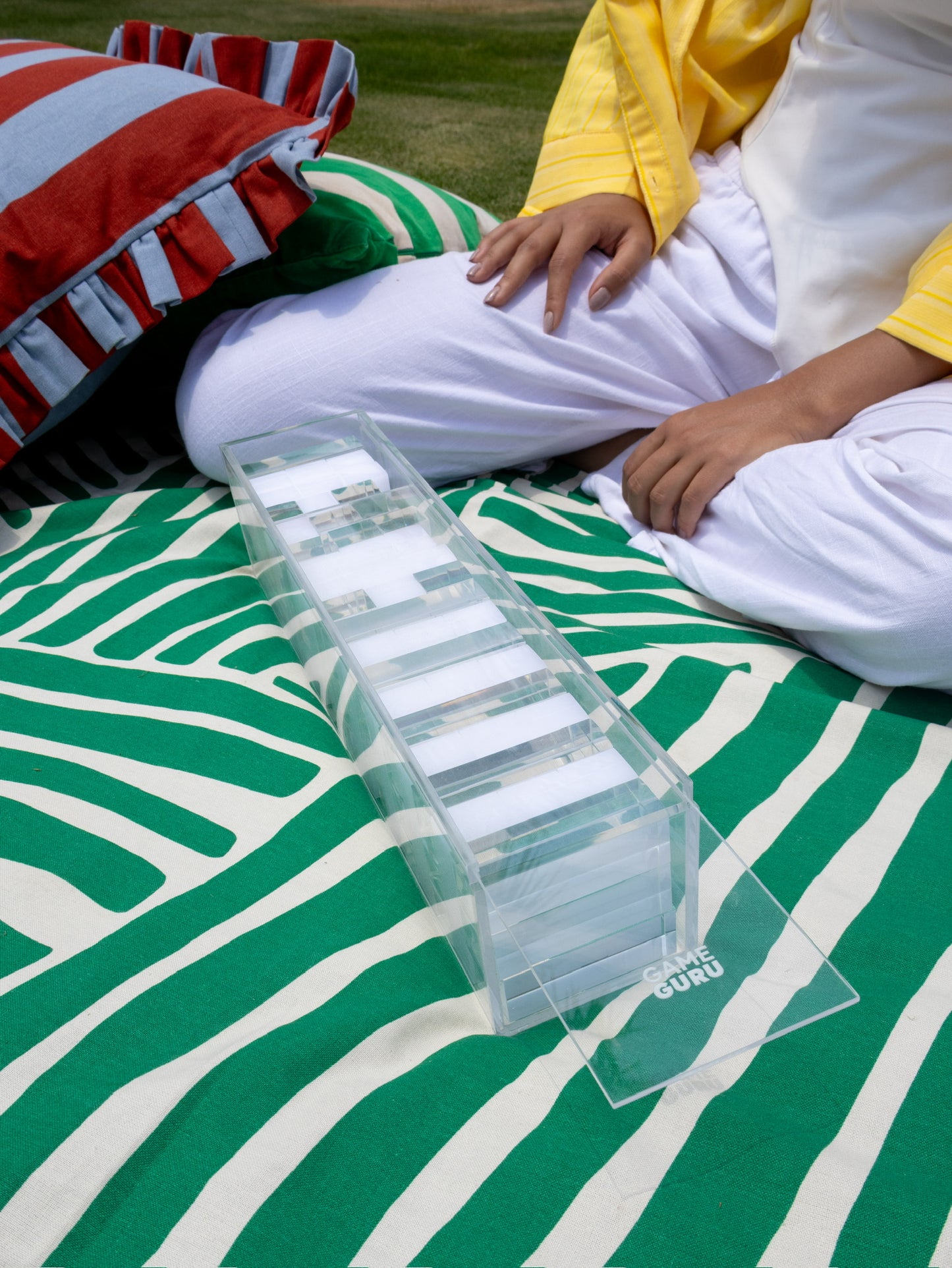 White x Clear Jenga