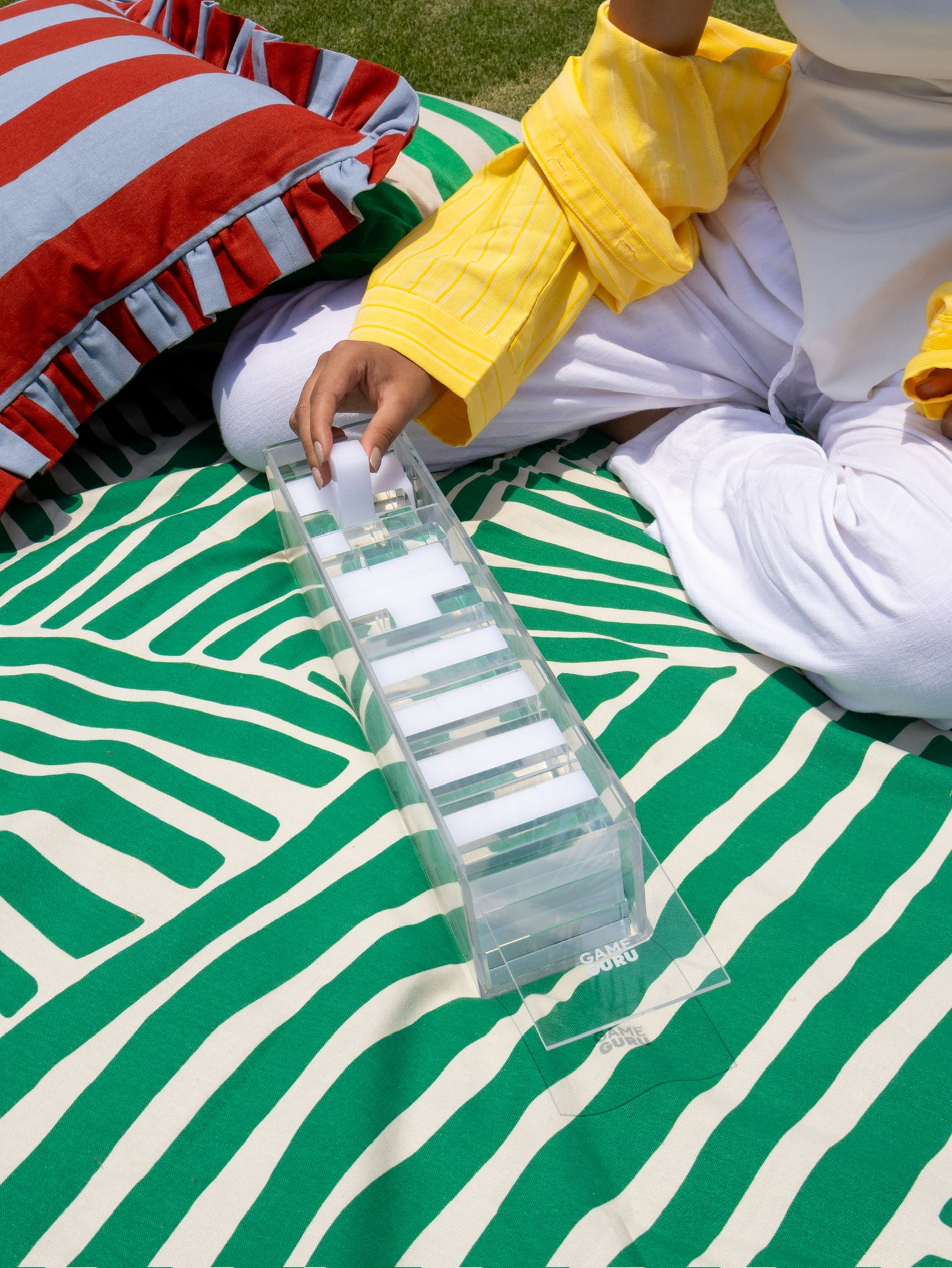 White x Clear Jenga