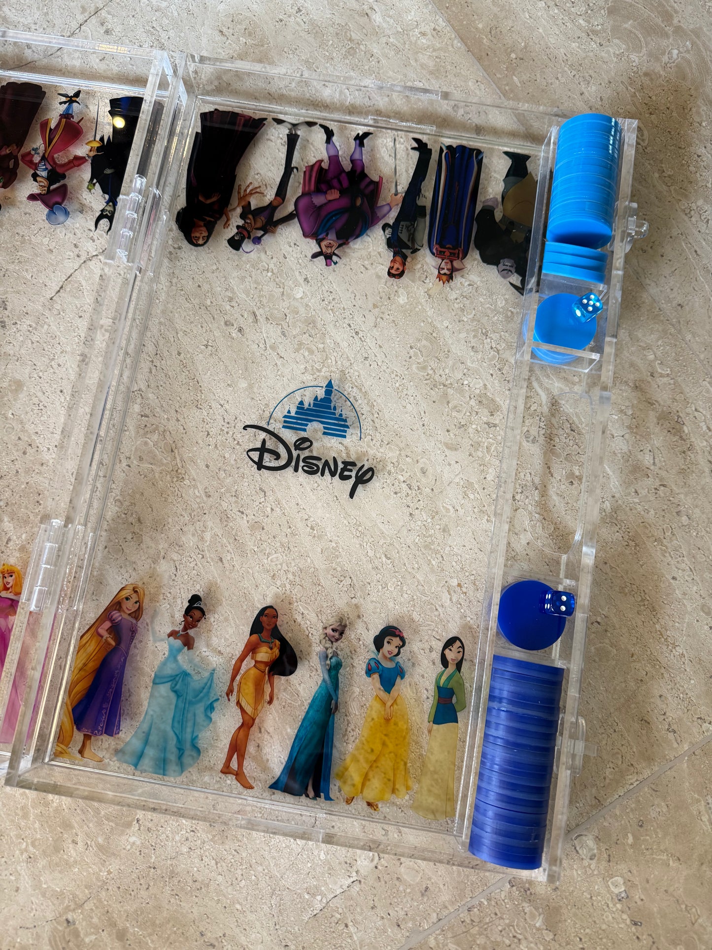 Disney Acrylic Tawla Set