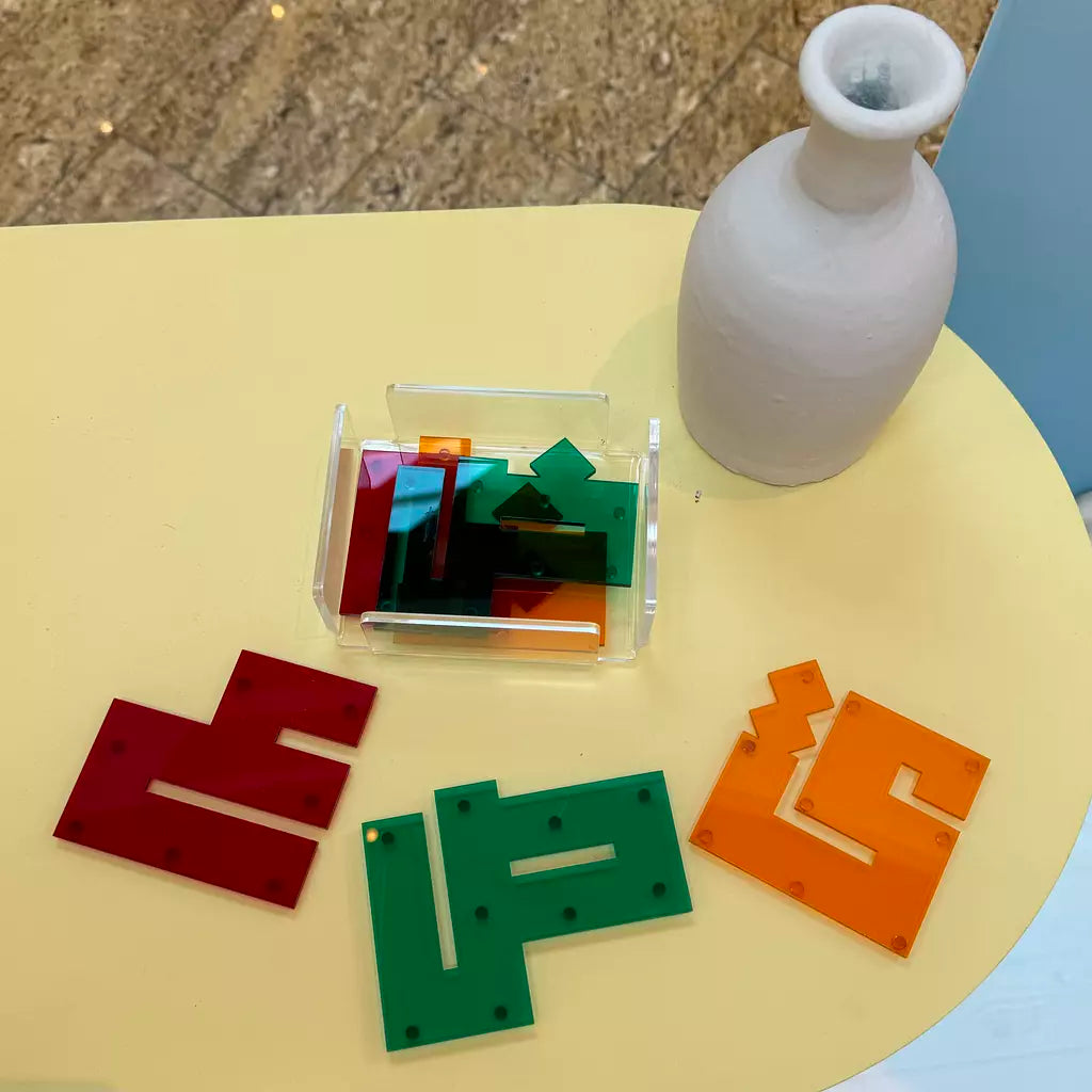 Arabic Calligraphy Acrylic Coaster Set