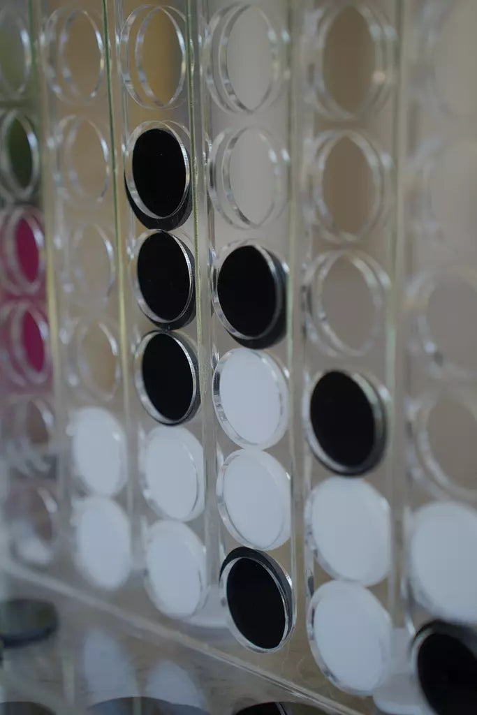 Black x White Acrylic Connect Four