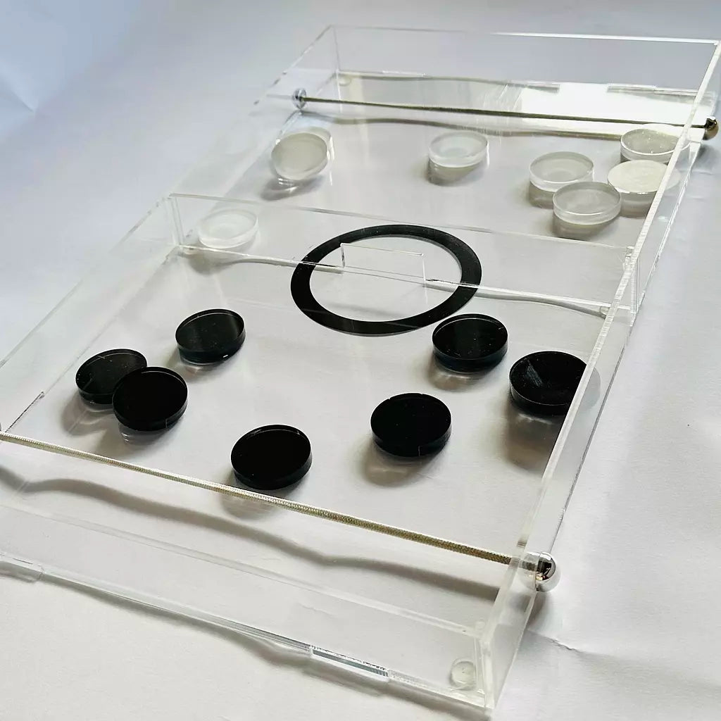 Clear x Black Acrylic Pucket