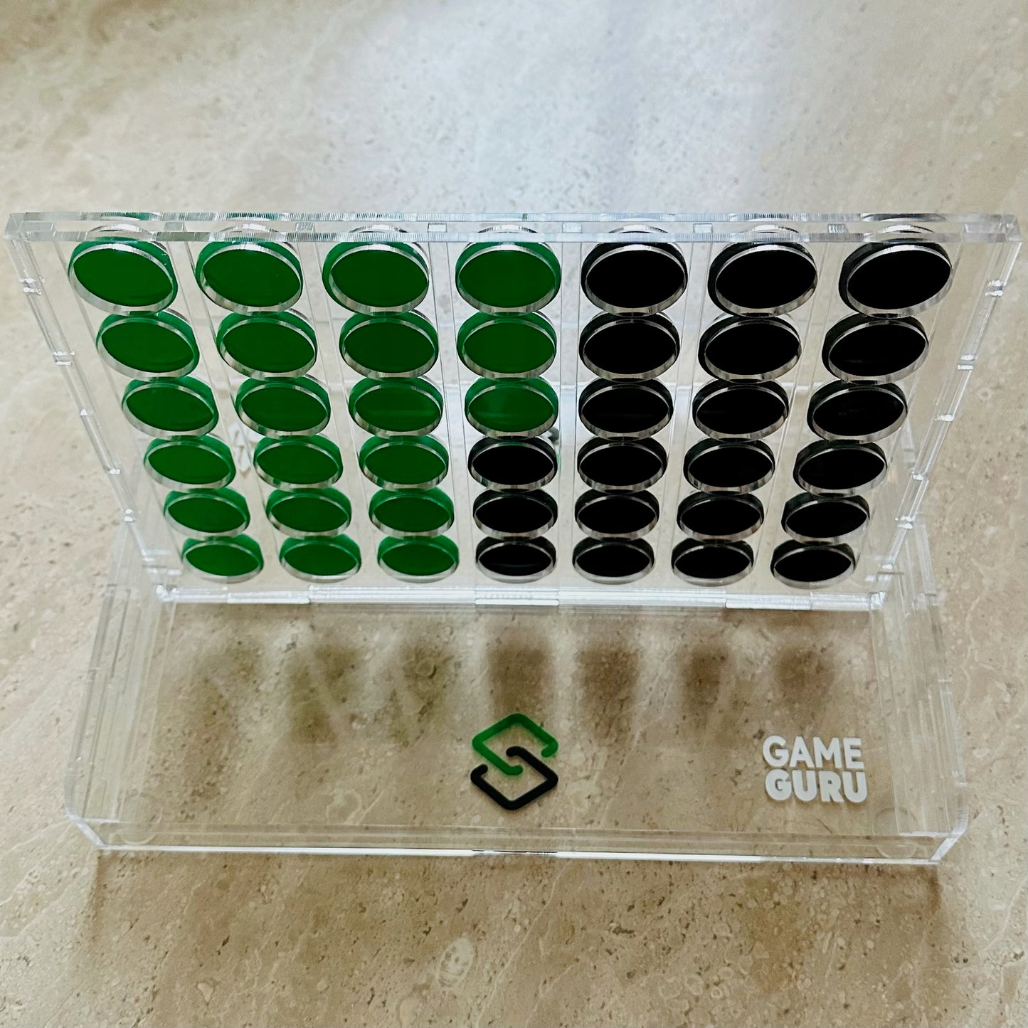 Black x Green Acrylic Connect Four