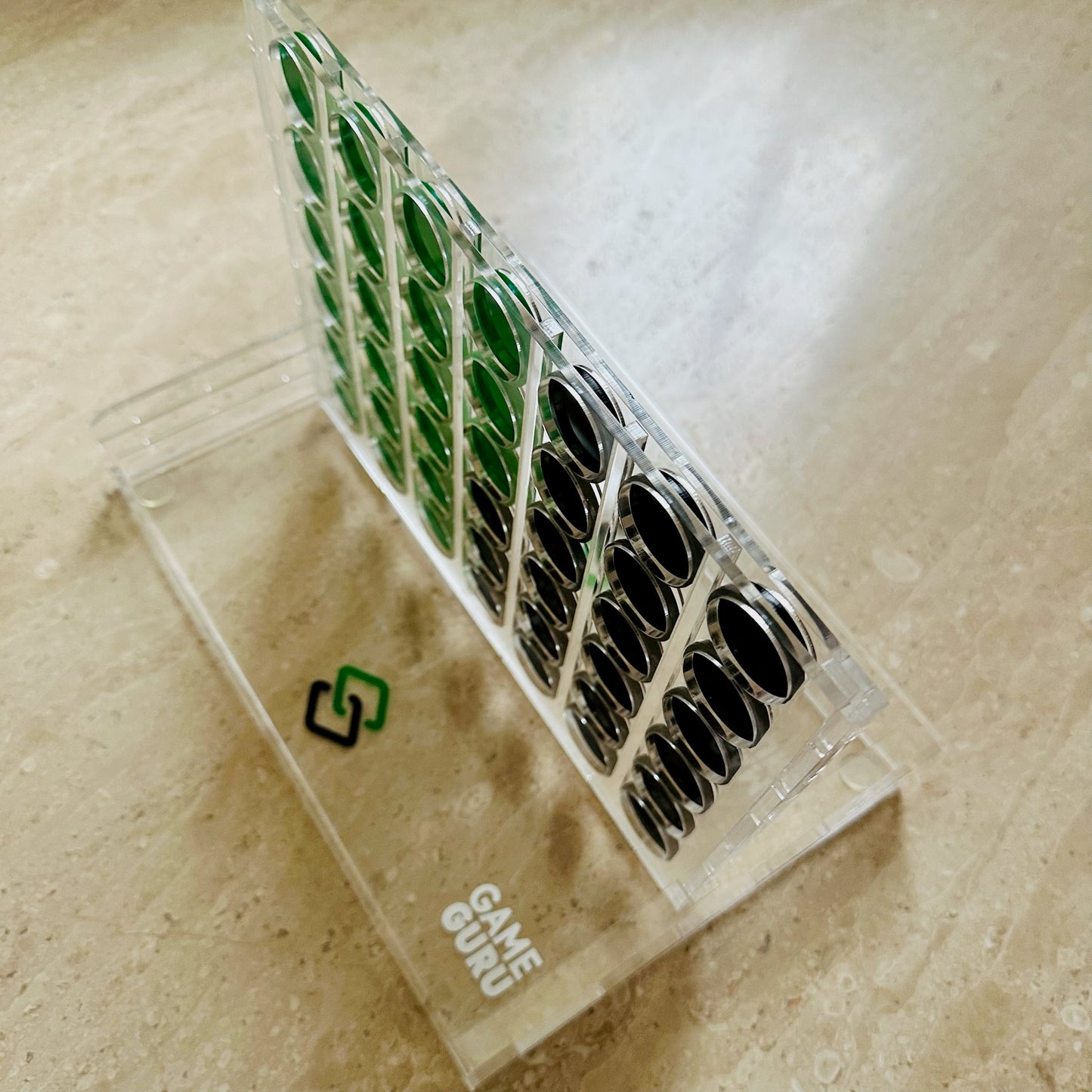 Black x Green Acrylic Connect Four