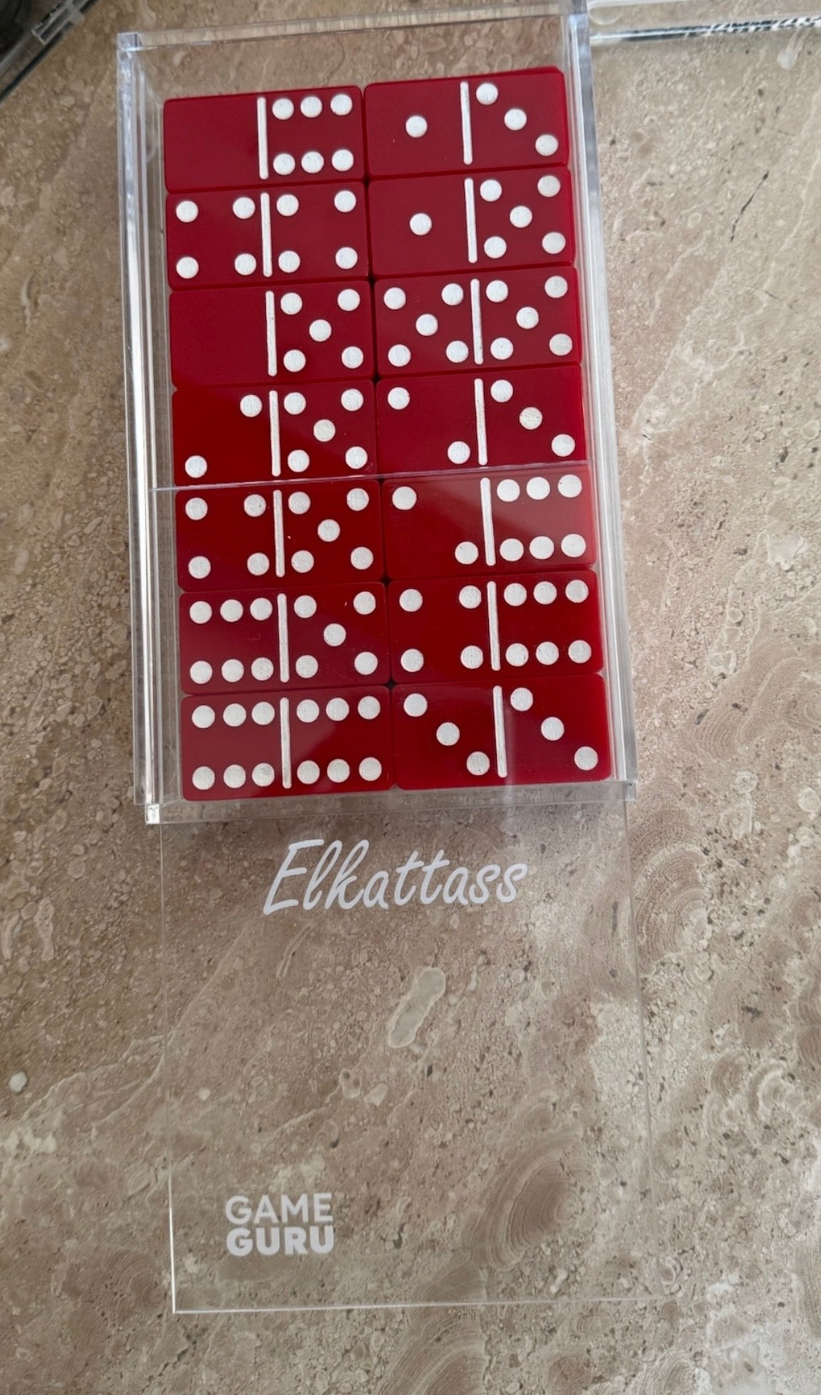 Customize your own acrylic Domino