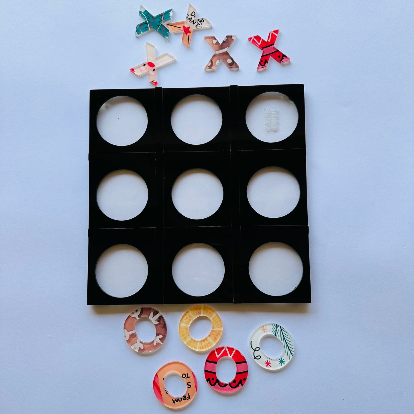 Christmas Black Tic Tac Toe