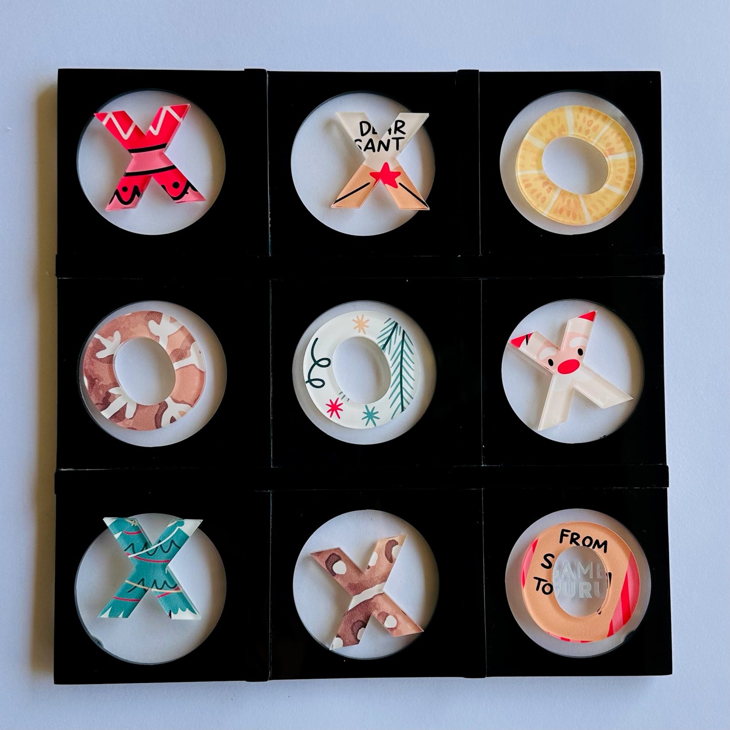 Christmas Black Tic Tac Toe