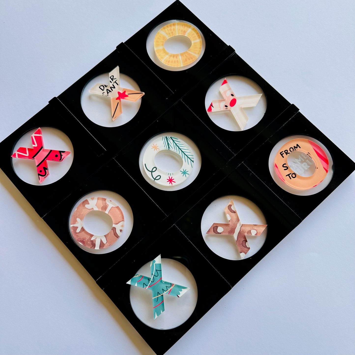 Christmas Black Tic Tac Toe