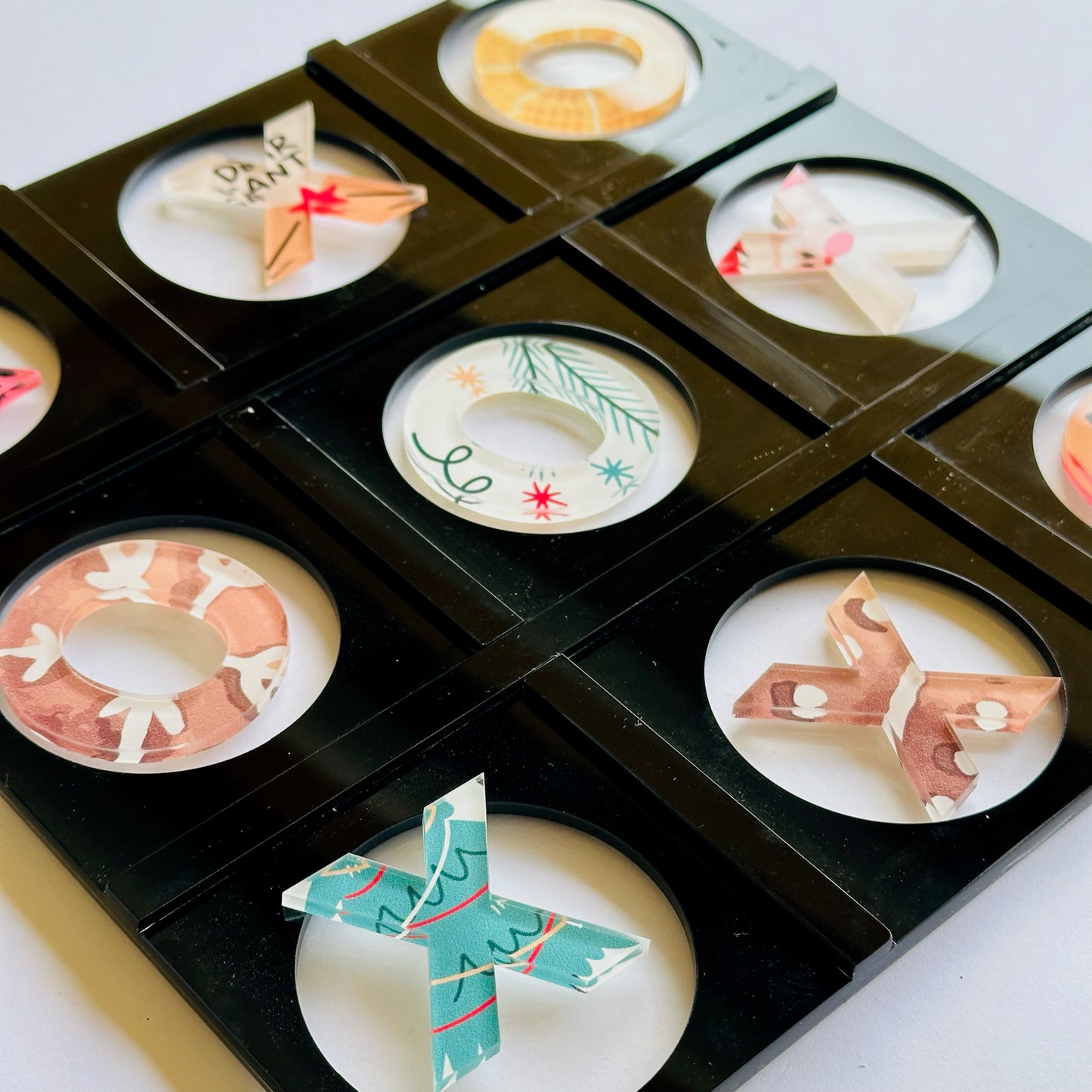 Christmas Black Tic Tac Toe