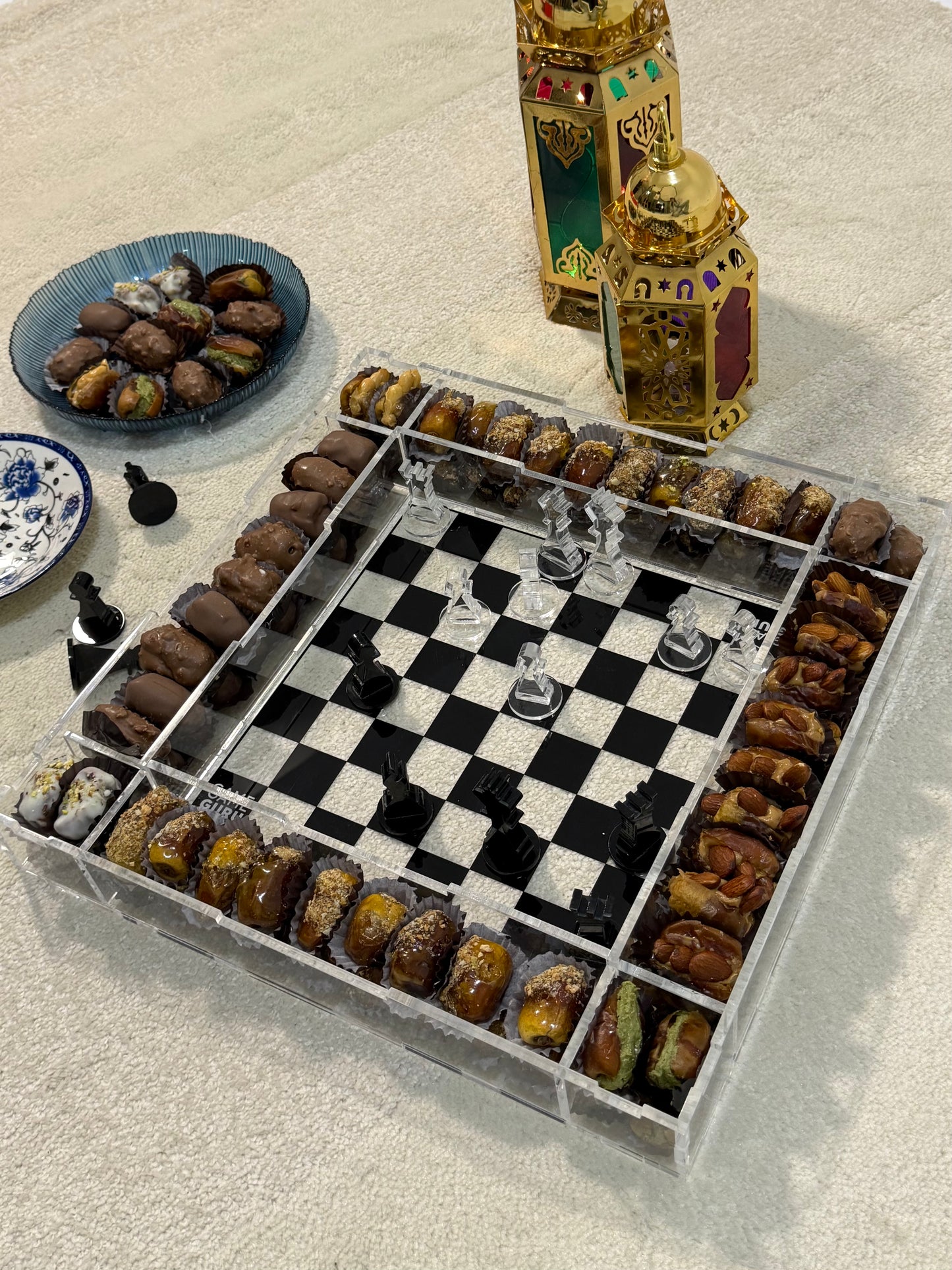 Acrylic Chess Tray - Soufflé Dates