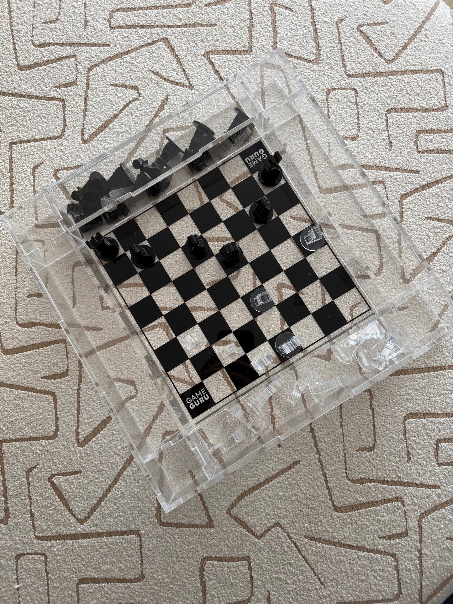 Acrylic Chess Tray
