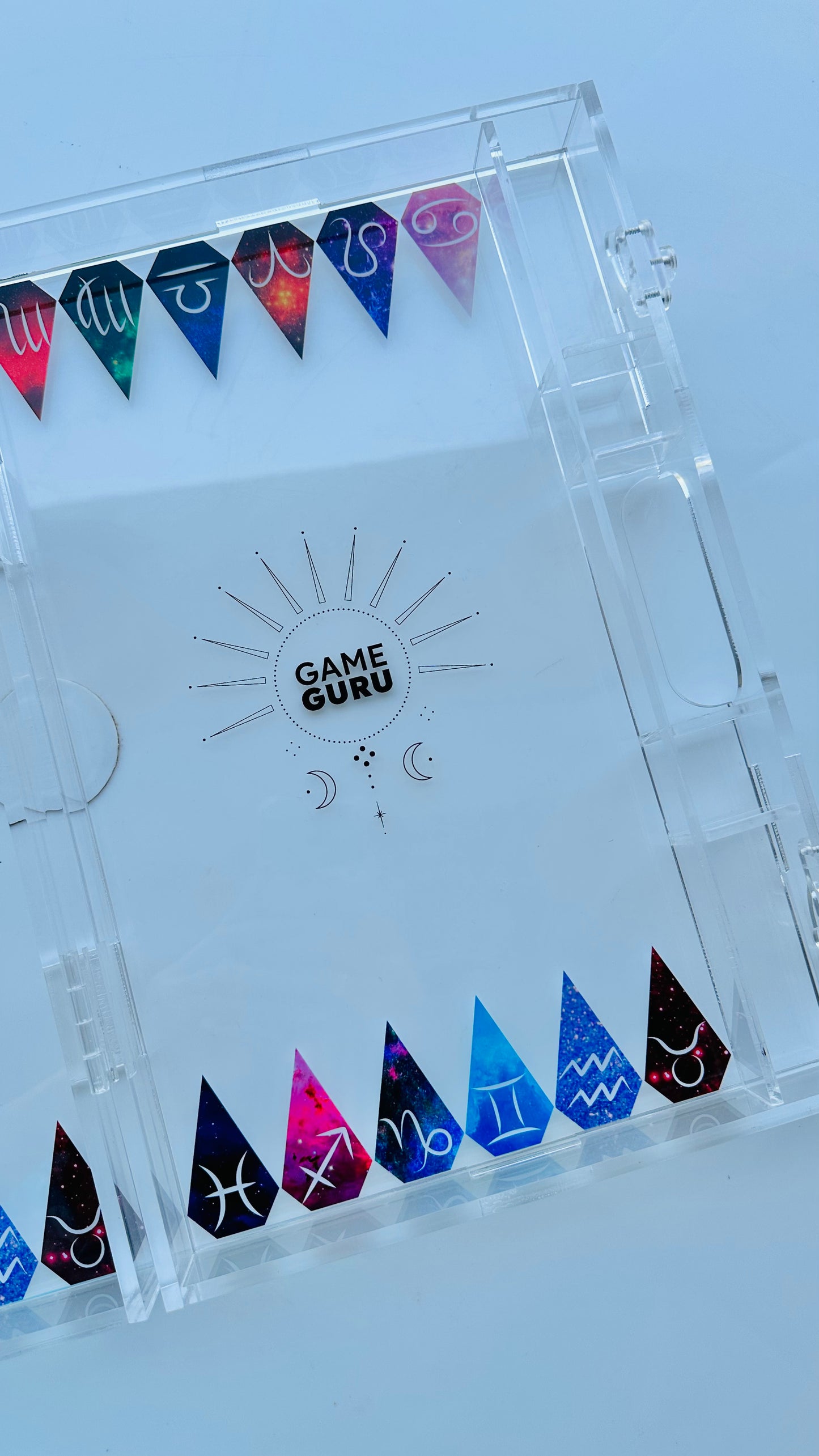Zodiac Signs Acrylic Mini Tawla Set