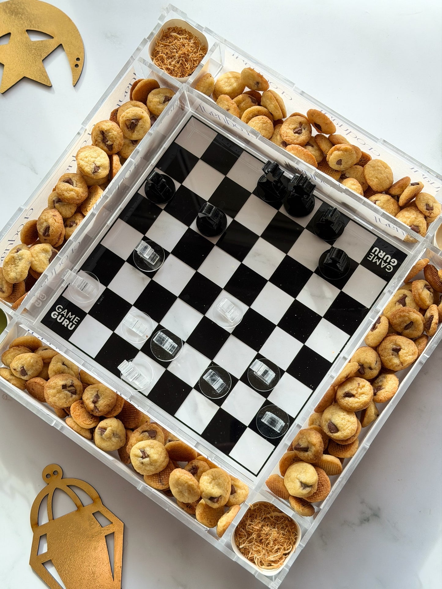 Chess Ramadan Tray - Croquant Mini Cookie Chips