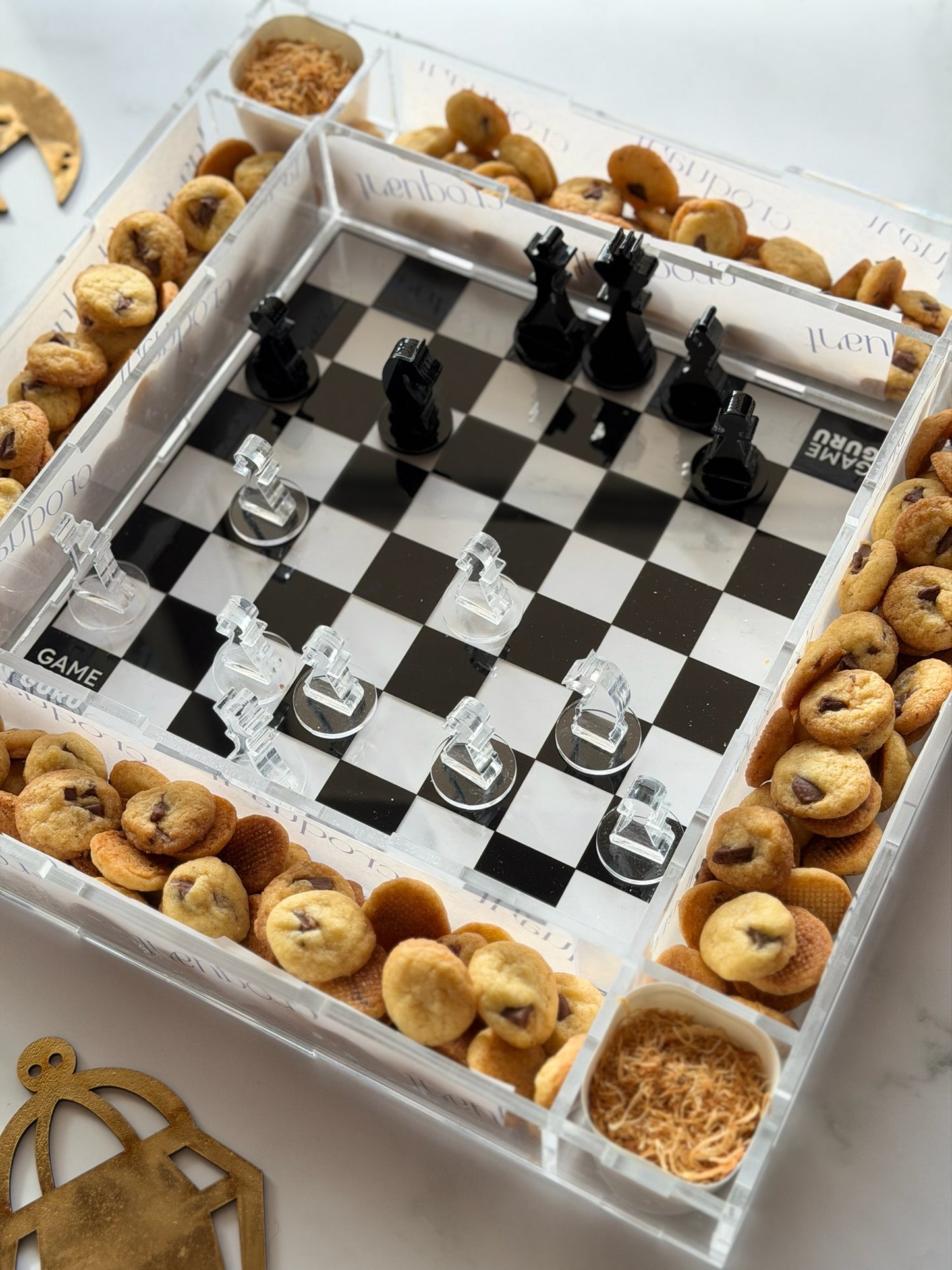 Chess Ramadan Tray - Croquant Mini Cookie Chips