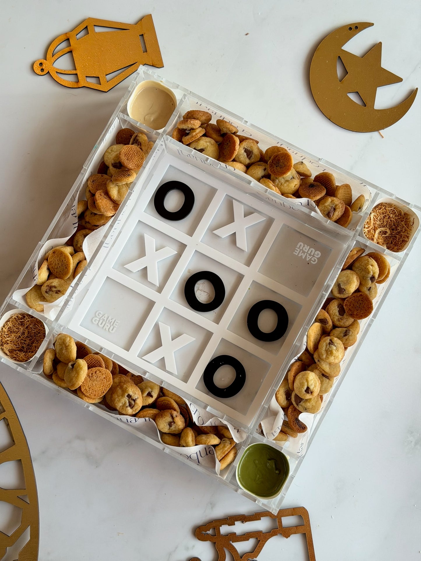 Acrylic XO Tray - Croquant Mini Cookie Chips