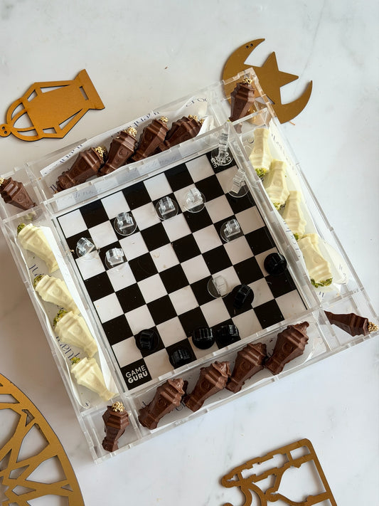 Chess Ramadan Tray - Croquant Lantern Chocolate