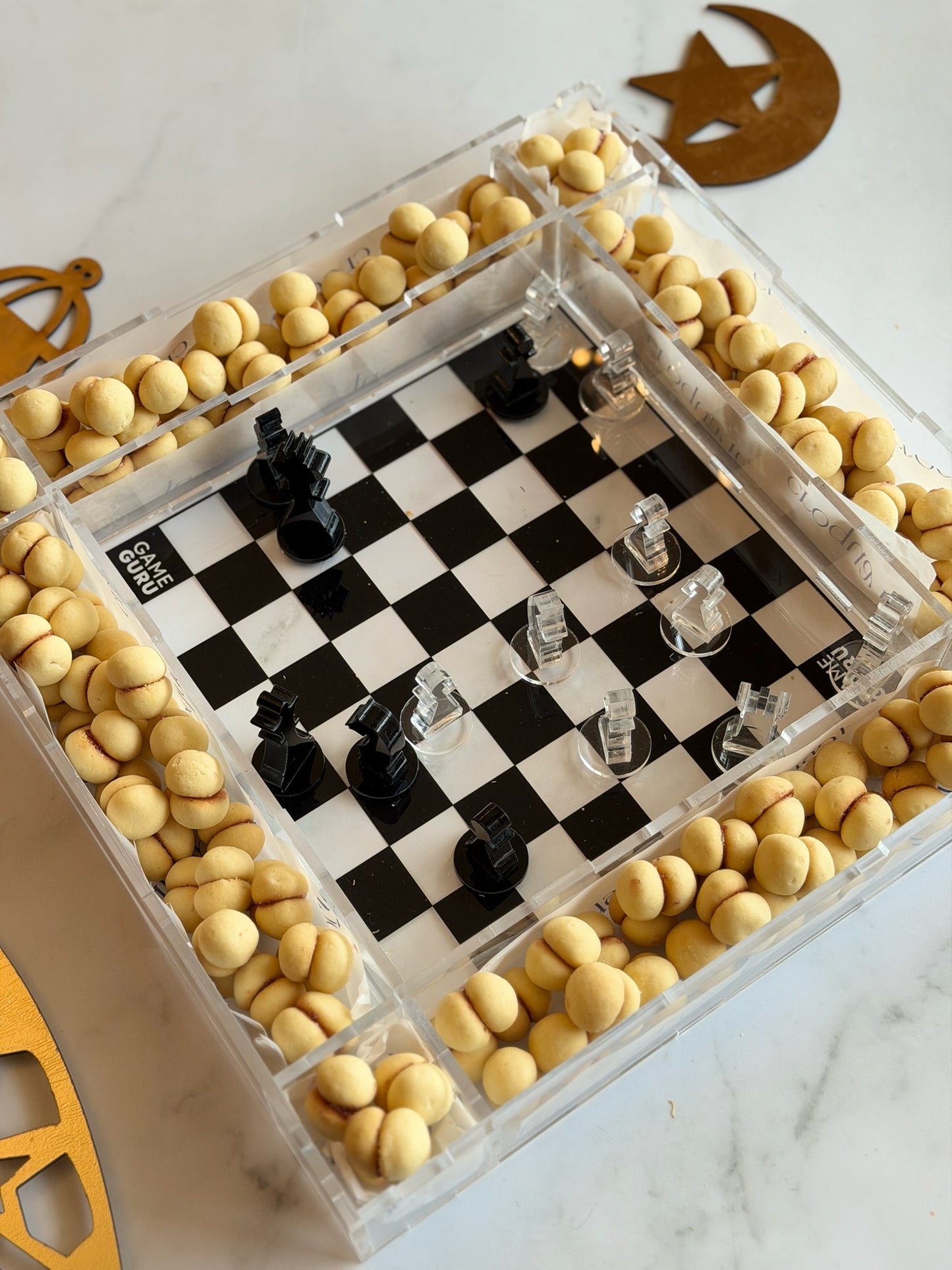 Acrylic Chess Tray - Croquant Lancashire