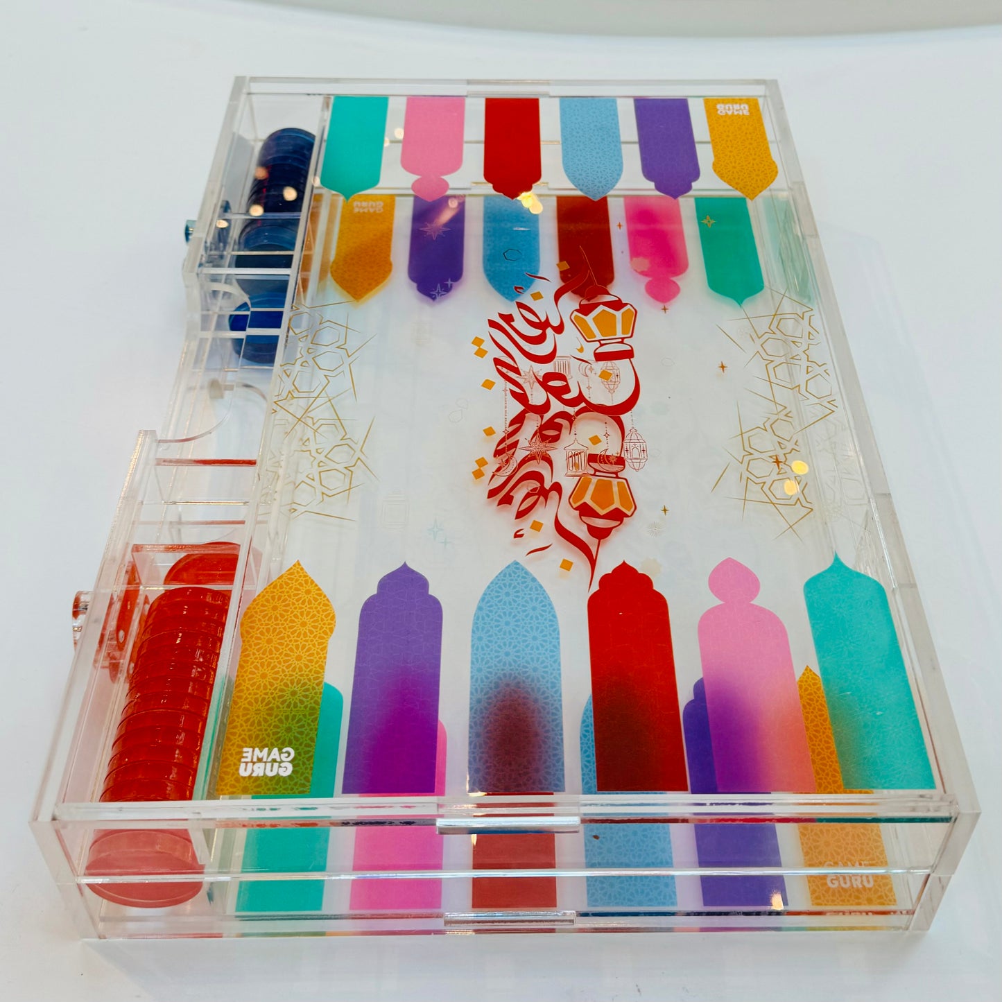 Ramadan Edition Acrylic Tawla Set