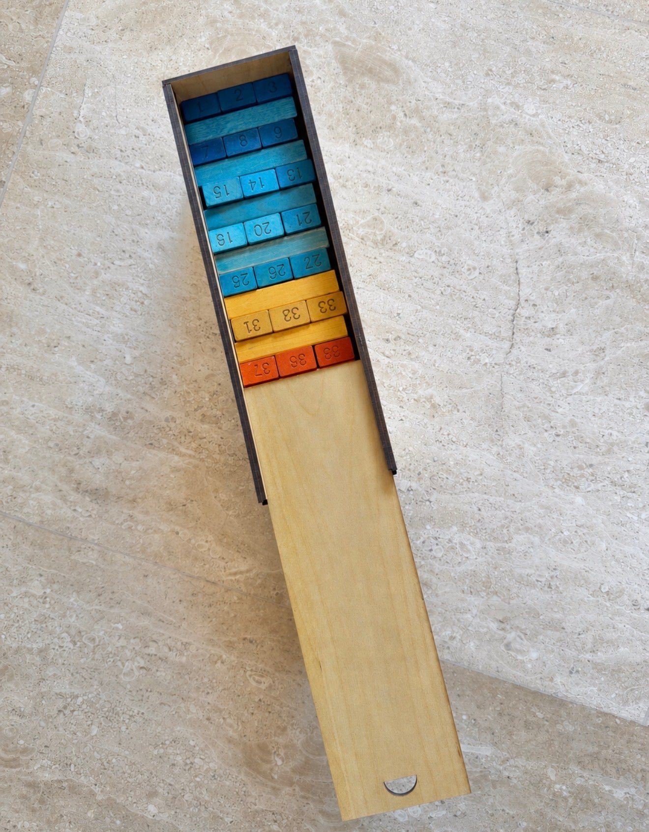 Wooden Colorful Jenga