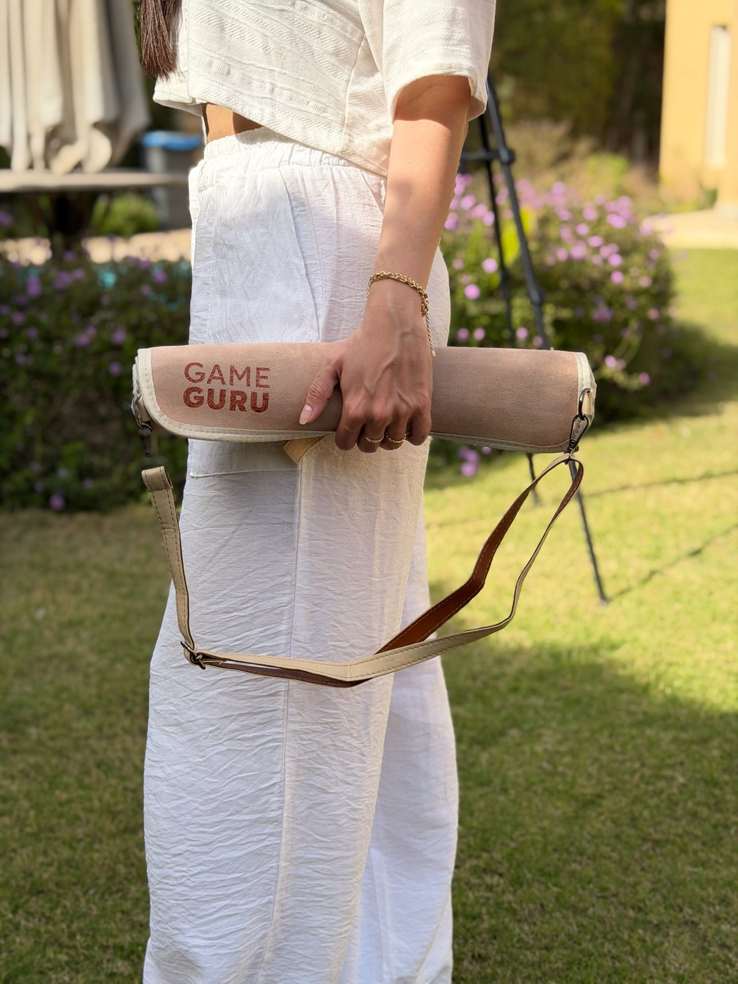 Leather Tawla Bag - Bronze x Vanilla