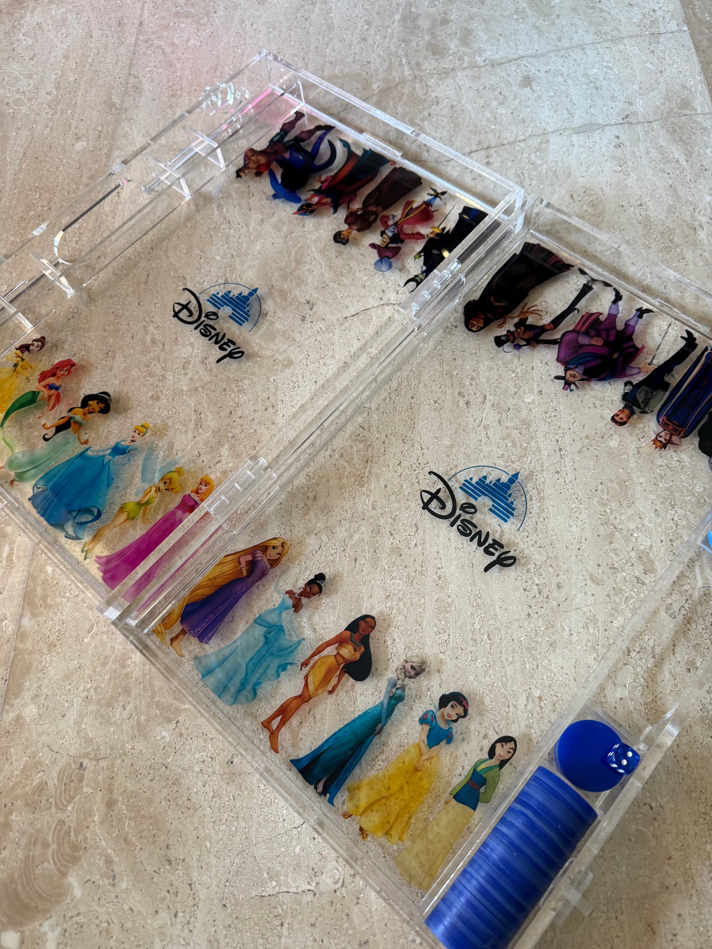 Disney Acrylic Tawla Set