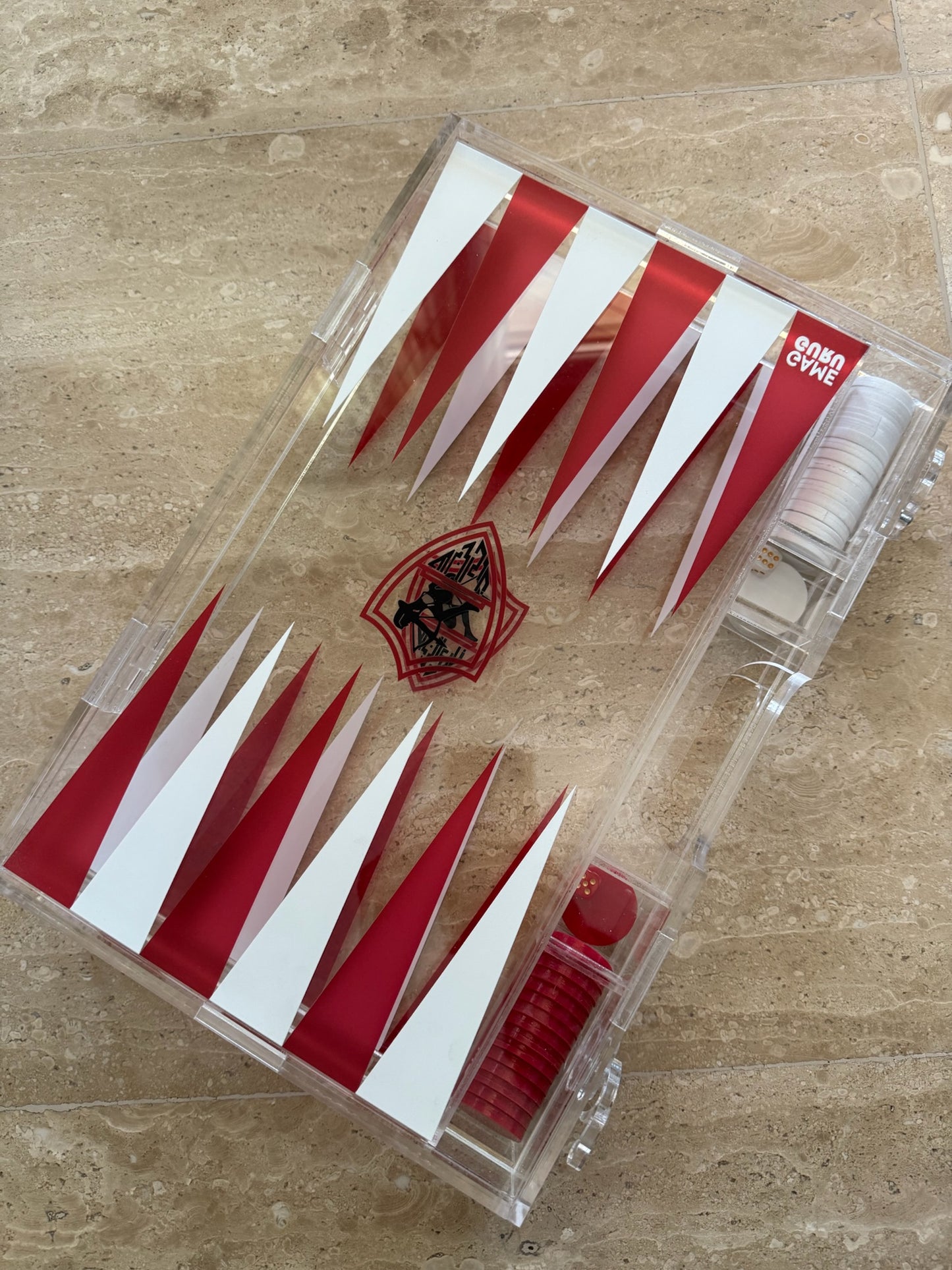 Zamalek Acrylic Tawla Set