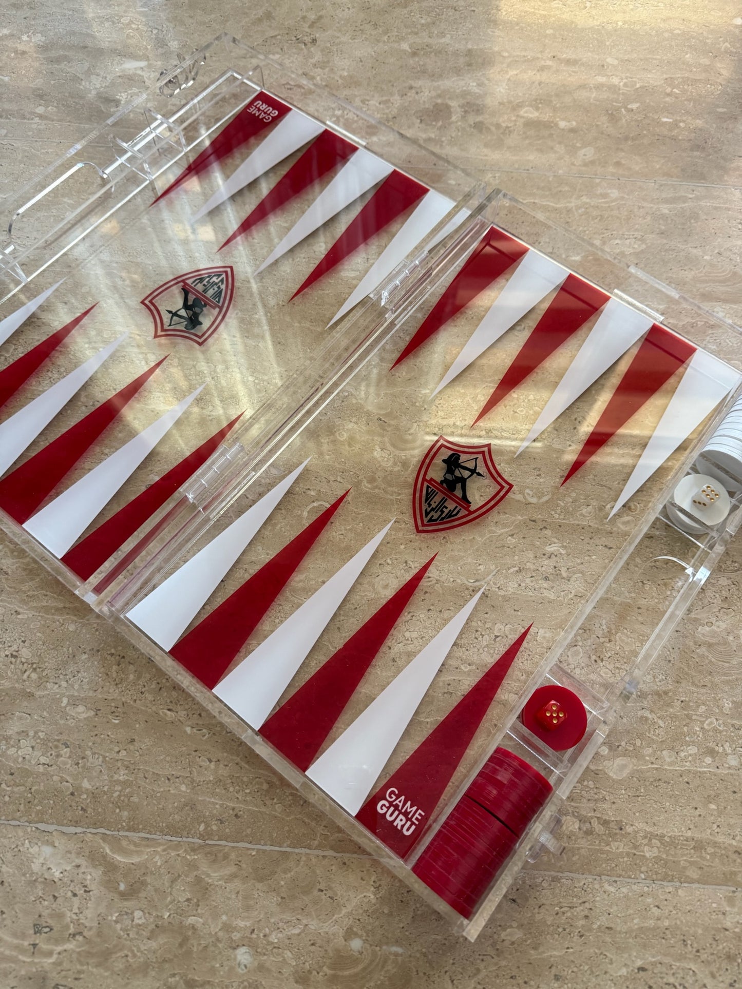 Zamalek Acrylic Tawla Set