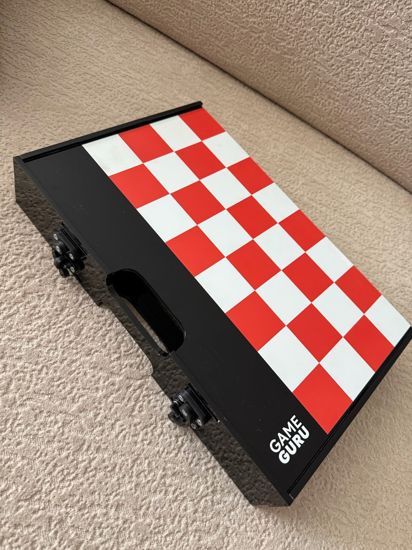 2-in-1 Tawla & Chess Black Acrylic Set