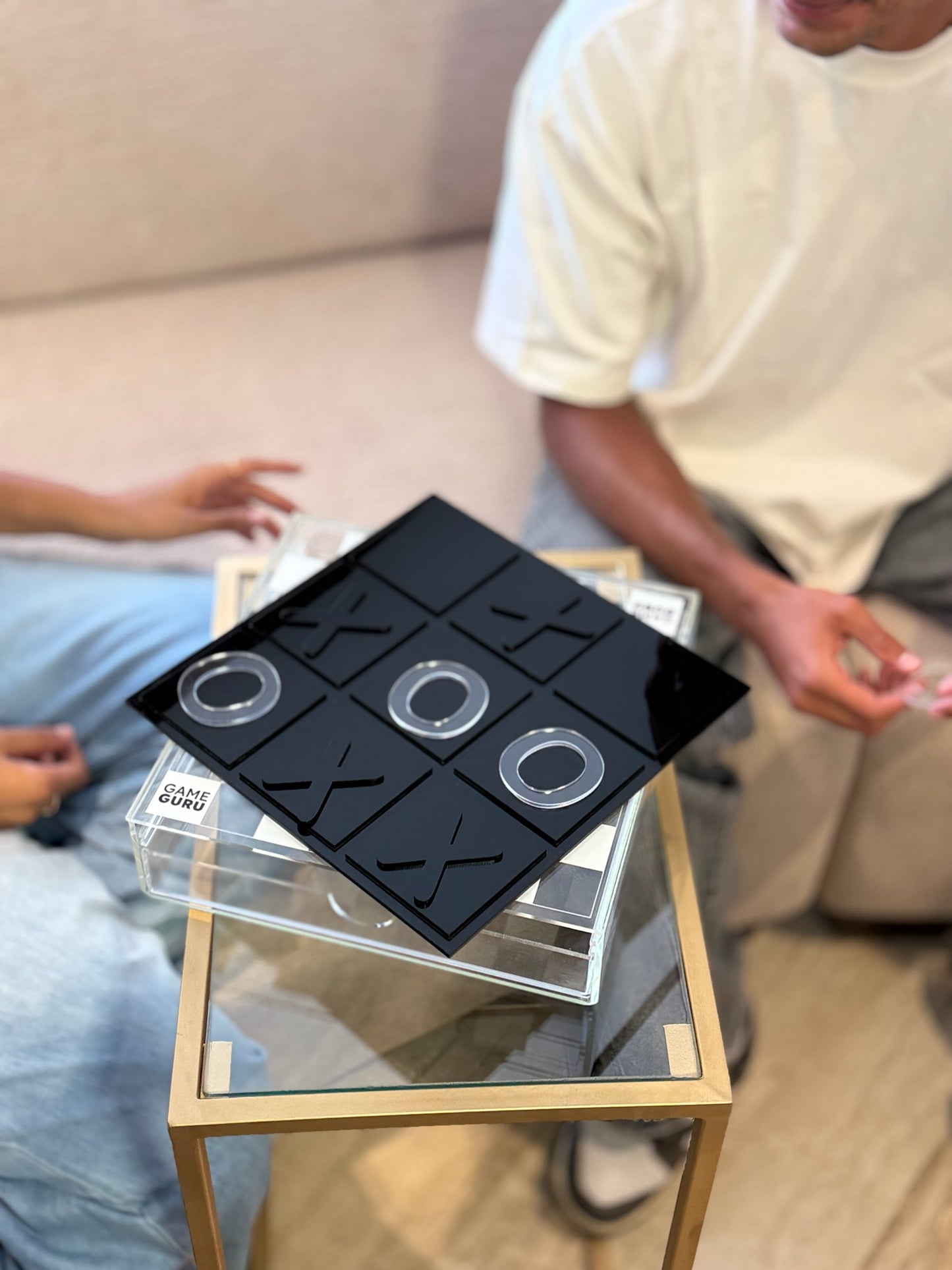 2-in-1 Chess & Tic Tac Toe Acrylic Box