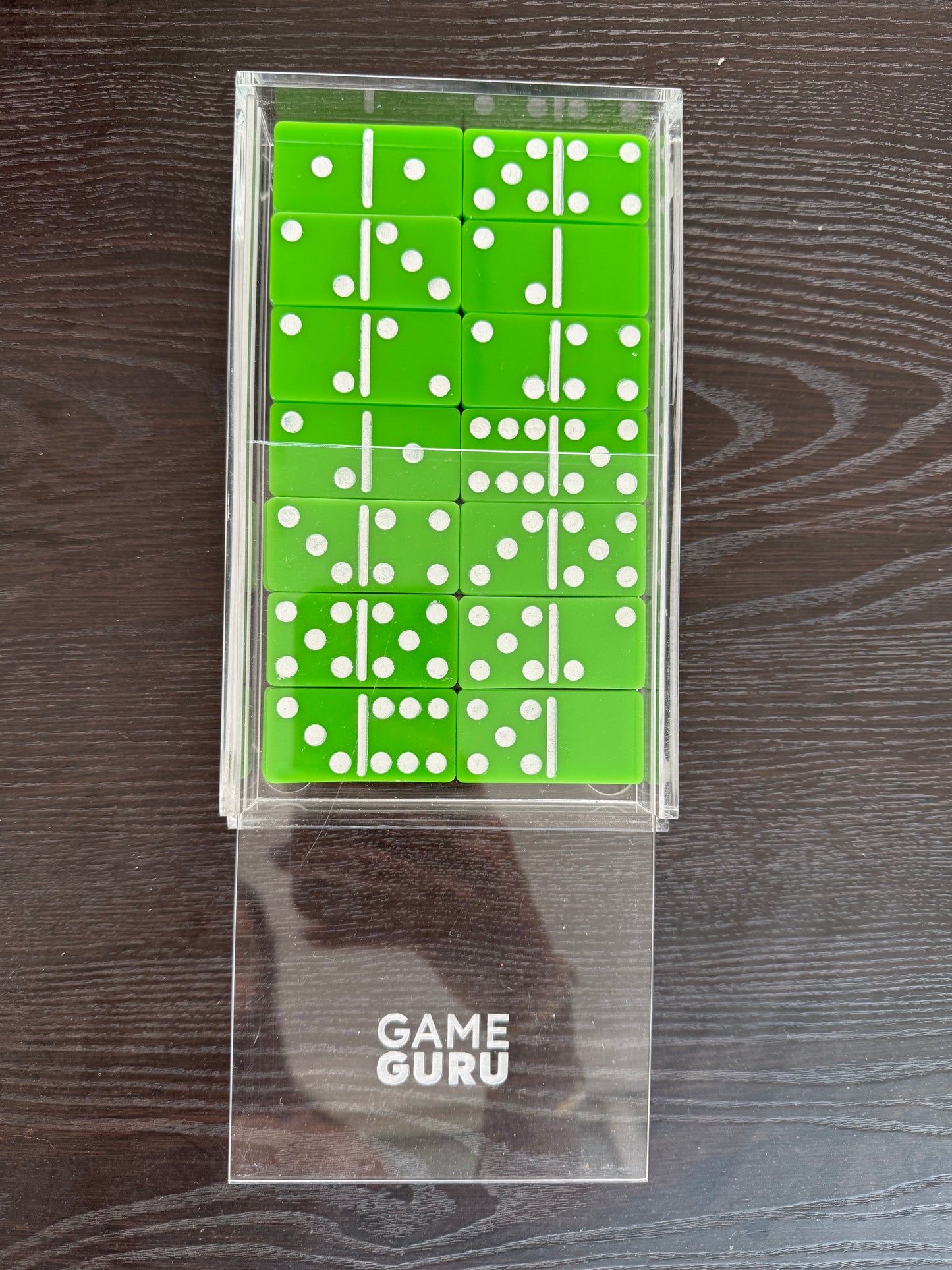 Apple Green Acrylic Dominoes