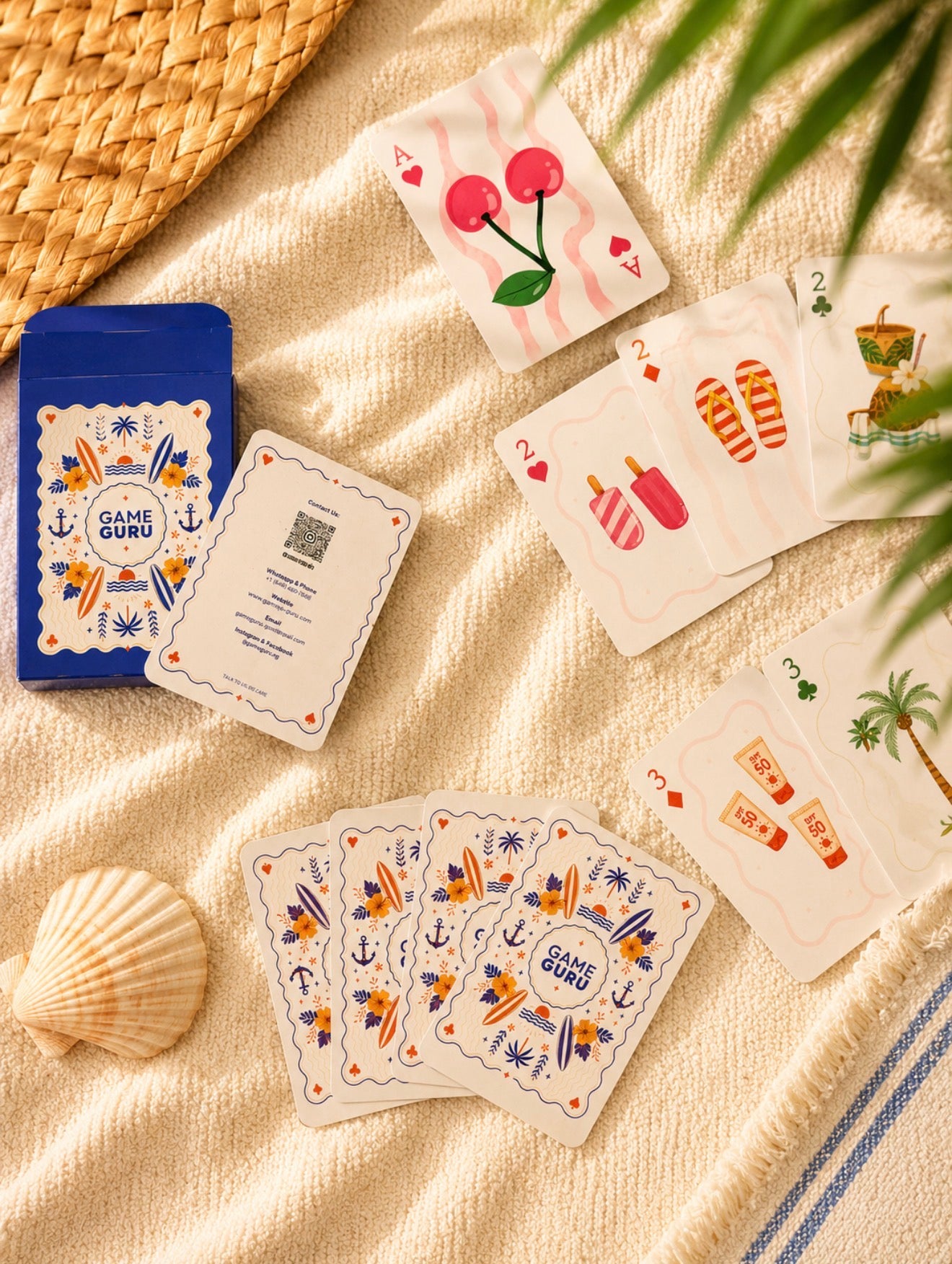 Beach Chill Cards Deck