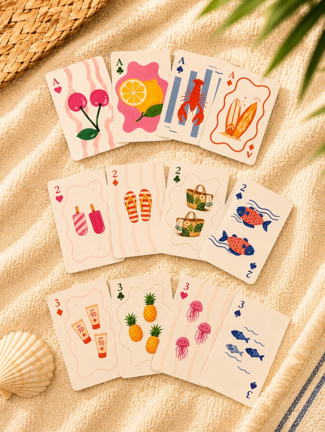 Beach Chill Cards Deck