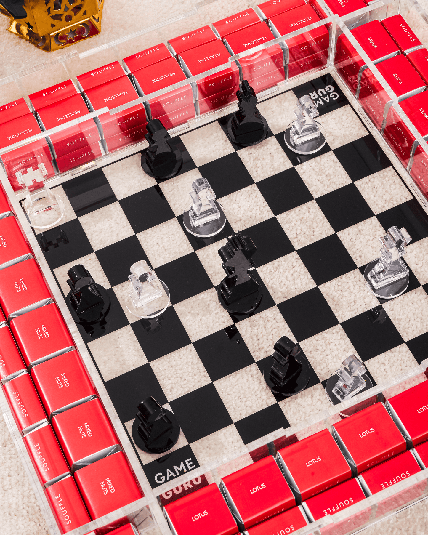 Chess Ramadan Tray - Soufflé Chocolate