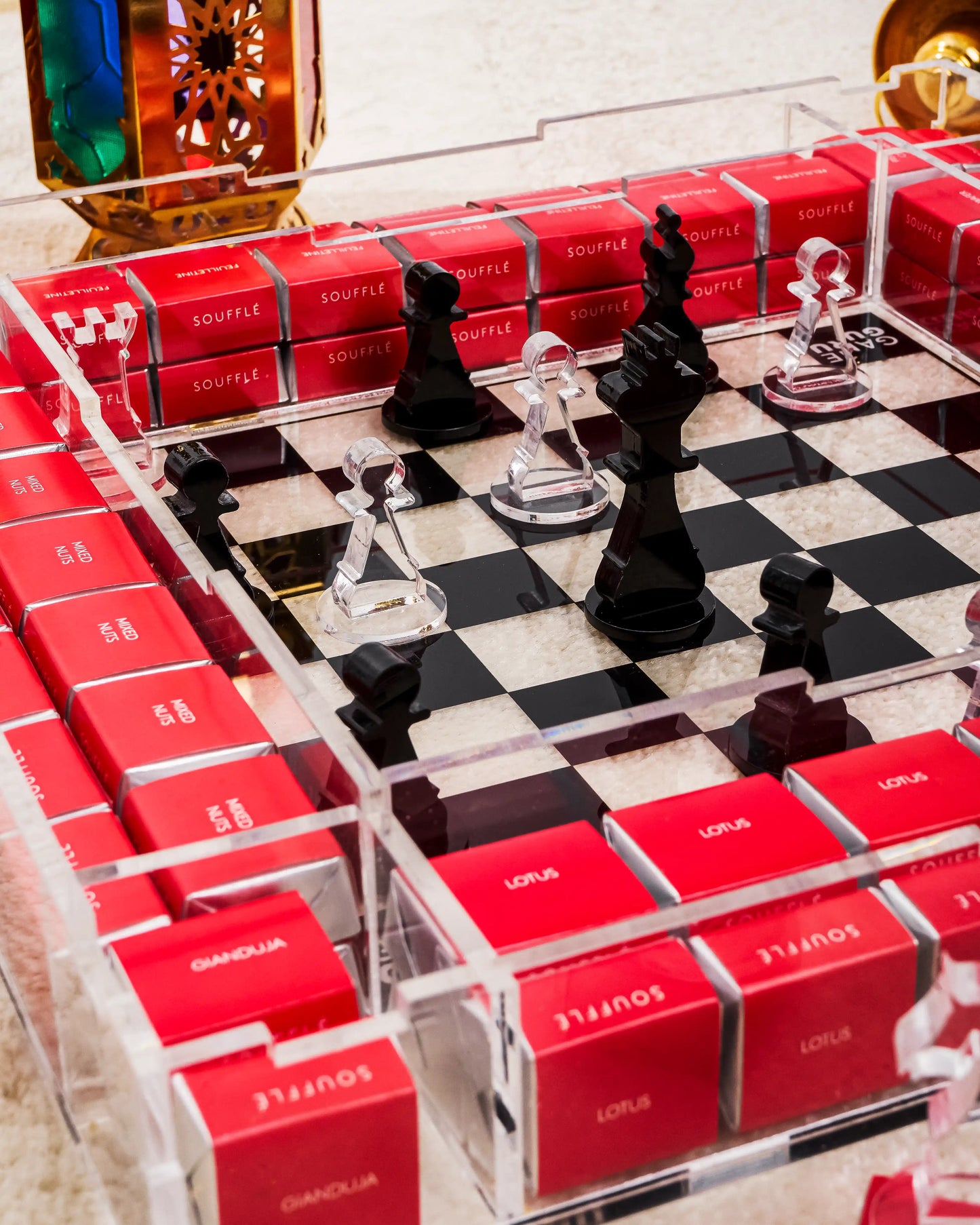 Chess Ramadan Tray - Soufflé Chocolate