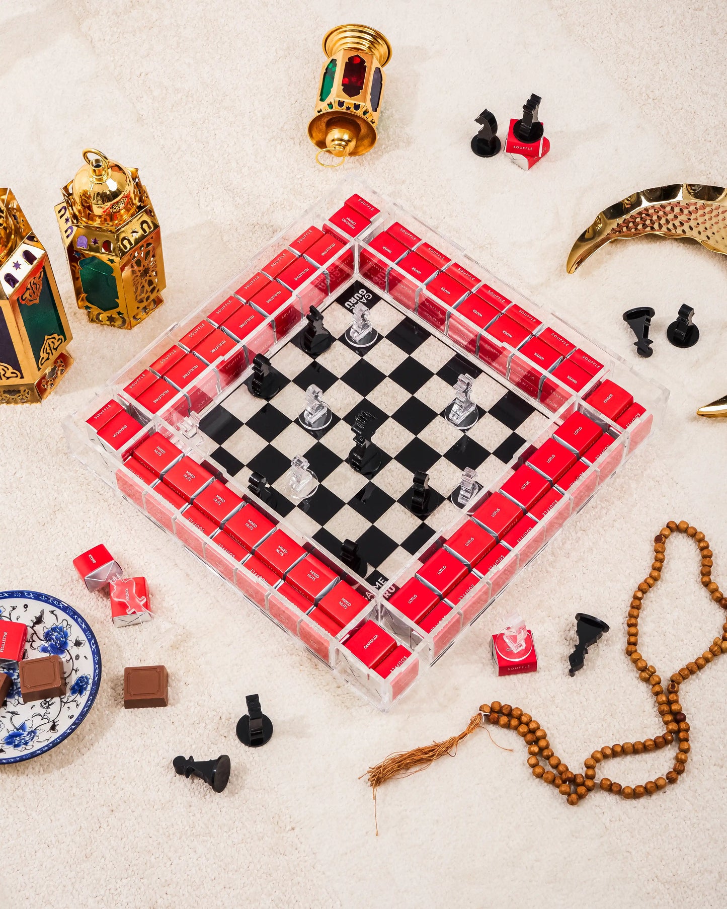 Chess Ramadan Tray - Soufflé Chocolate