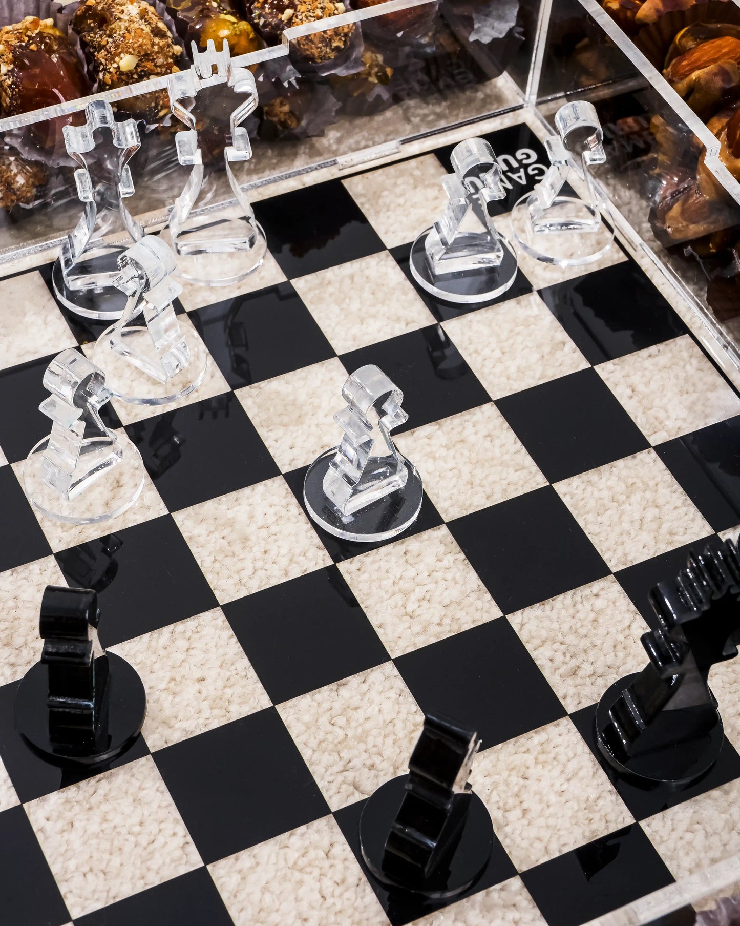 Acrylic Chess Tray - Soufflé Dates