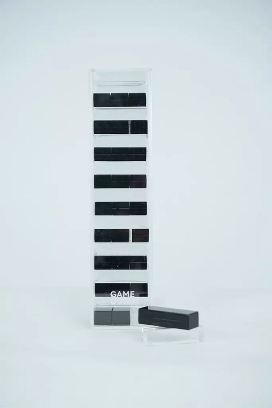 Black x Clear Jenga